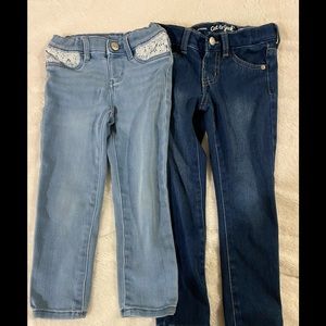 Girls size 4t jean bundle cat & jack/old navy. Jegging style Great condition